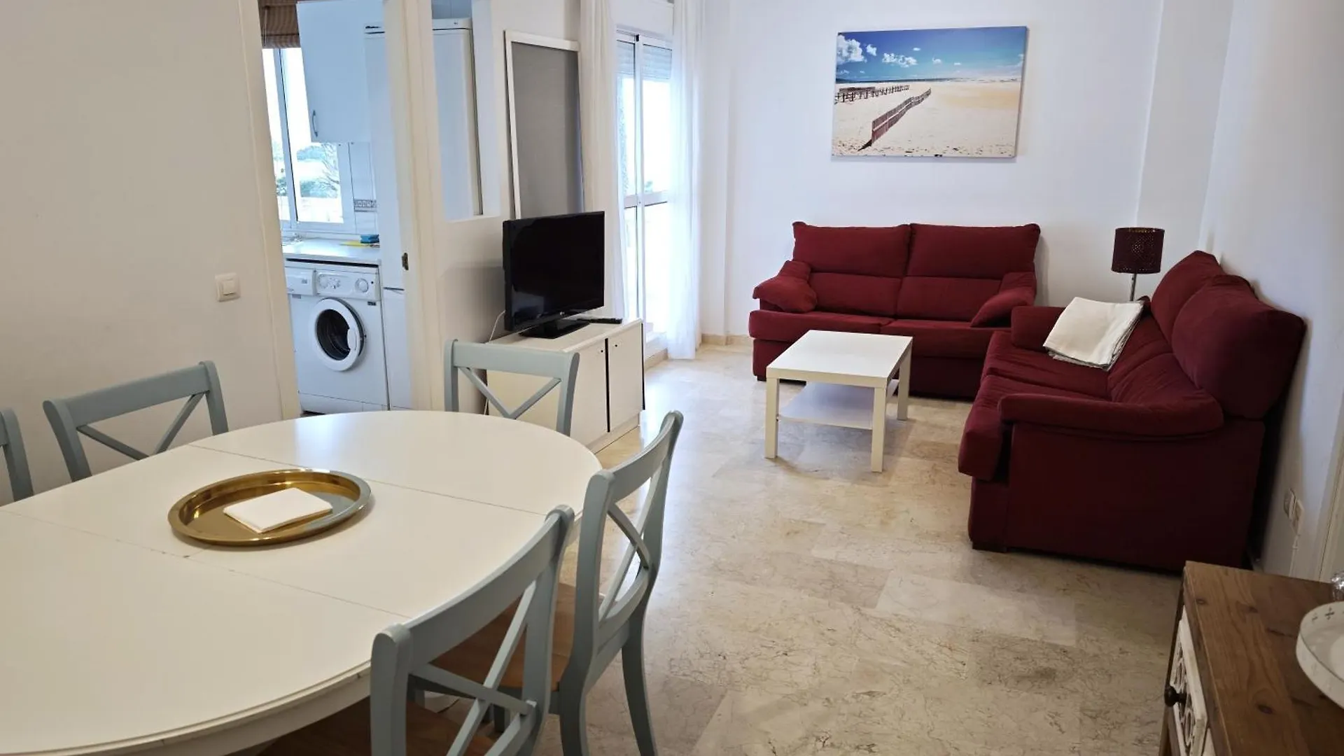 Vista Al Mar Con Terraza - Costa Ballena Apartamento Primera Linea De Playa Rota